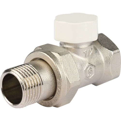 Клапан Stout запорно-балансировочный, прямой 1/2" SVL-1176-000015