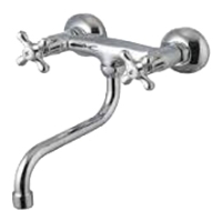 Смеситель для кухни SMARTsant Кросс SM110009AA хром, настенный