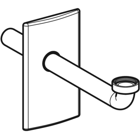 Финишный комплект Geberit для pаковины с внутристенным сифоном 115.416.21.1