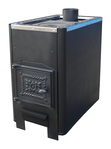 Печь отопит.-варочная УЮТ-1 с верхним дымоходом (засыпной) (Варвара)