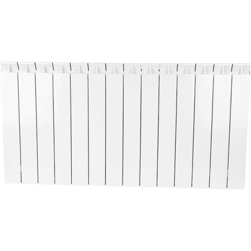 Биметаллический радиатор STOUT STYLE 500 - 14 секций, боковое, белый RAL 9010