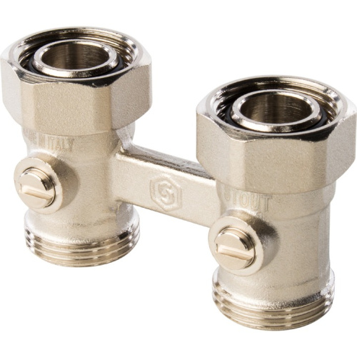 Узел подключения радиатора, 3/4"EK прямой без байпаса Stout SVH-0002-000020