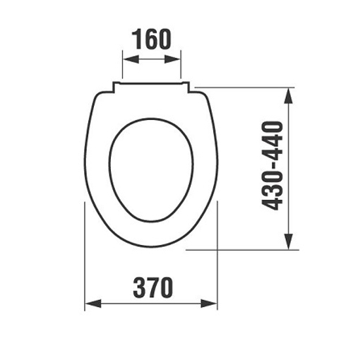 Сиденье для унитаза с крышкой Jika Olymp 916403000009 белый