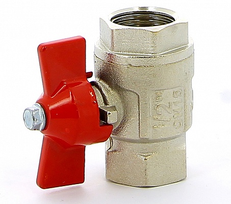 Кран шаровой 1/2"В ручка бабочка ITAP Ideal 092 1/2'