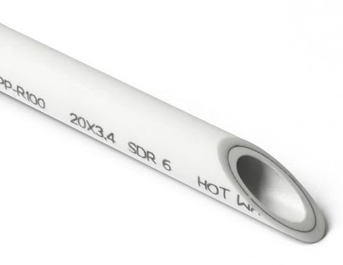 Полипропиленовая труба 20x3,4 Pro Aqua DUO SDR 6 PN20 алюминий