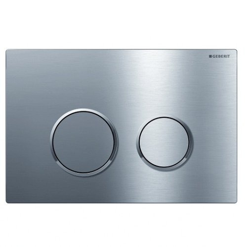 Смывная клавиша Geberit Sigma20 нержавеющая сталь, двойной смыв, с креплением на винтах 115.889.SN.1