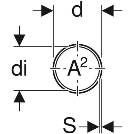 Удлинитель колена смыва Geberit 152.170.16.1