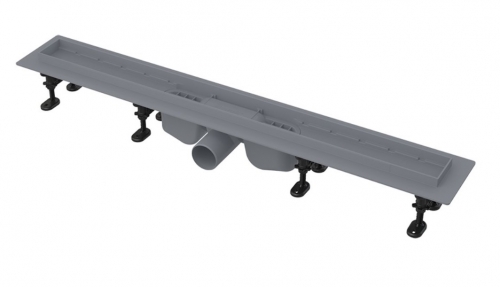 Душевой лоток Alcaplast Optima APZ12-950 с порогами для перфорированной решетки, с горизонтальным стоком, L 950 мм