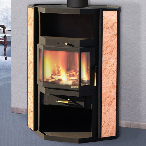 Печь-камин Мета «Печора-Аква», с водяным контуром