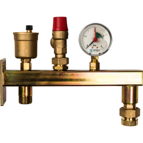 Группа безопасности мембранного бака до 24 л. Stout SVS-0006-013020