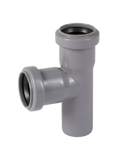 Тройник 40x87° прямой, PP HTEA Ostendorf внутренняя канализация