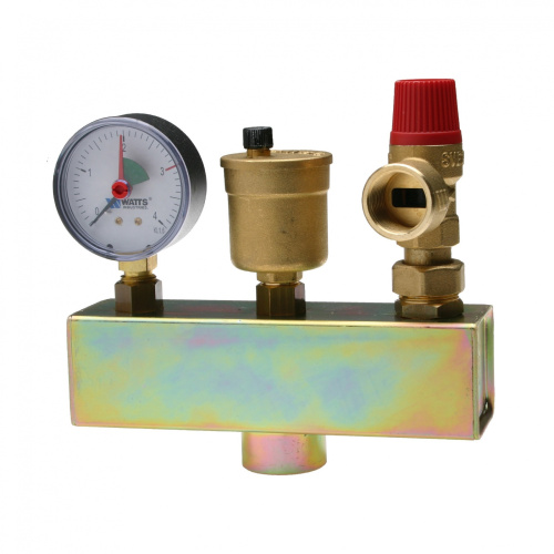 Группа безопасности 3 бар для котла 1/2" до 50 кВт без изоляции Watts KSG30/E 10005198