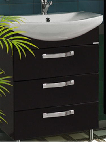 Тумба Акватон Ария 65 Н черный 1A123401AA950