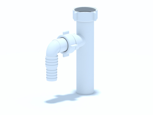 Отвод для подключения бытовой техники 1 1/4"x32 в сифон ANI М220