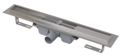 Душевой лоток Alcaplast APZ6-1150 Professional с порогами для цельной решетки, с горизонтальным сливом