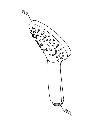 Душевая лейка AM.PM Gem F0290064