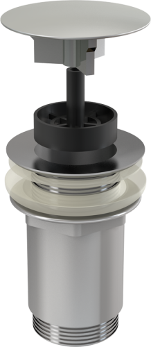 Выпуск Alcaplast 5/4, для раковины, цельнометаллический с большой пробкой, для раковин без перелива A396