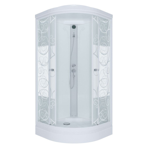 Душевая кабина 90x90 Triton Стандарт А стекло узоры DK90