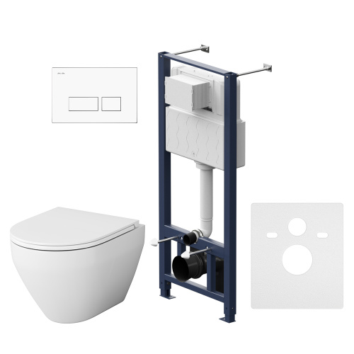 Подвесной унитаз и инсталляция AM.PM Spirit V2.0 IS47001.701700