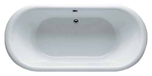 Ванна акриловая RIHO DUA FS 180x86 BLACK AND WHITE BD0166500000000