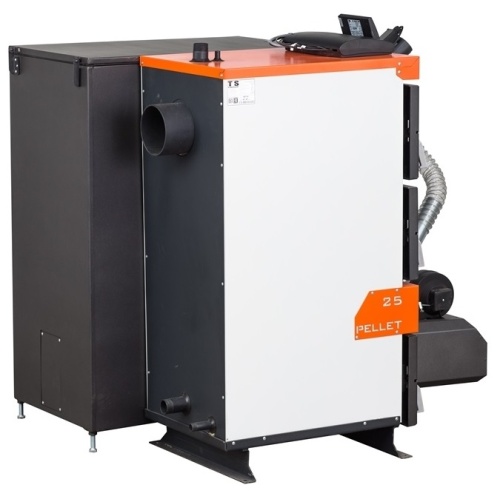 Котел пеллетный 15кВт ТIS DUO PELLET 15 доп. топка, автоматика, самоочистка