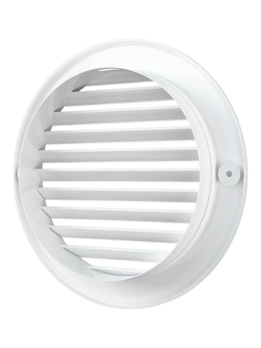 12РК, Решетка вентиляционная круглая D161 вытяжная АБС с фланцем D125