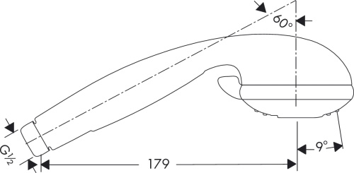 Душевая лейка Hansgrohe Croma 28573000