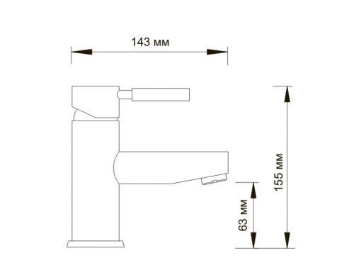 Смеситель WasserKraft Main 4103 для раковины
