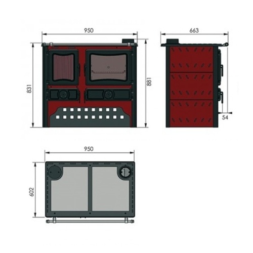 Плита GUCA GULIVER BORDO (левая)