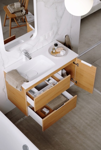 Тумба с умывальником AQWELLA Accent 92 Дуб золотой ACC0109LDZ