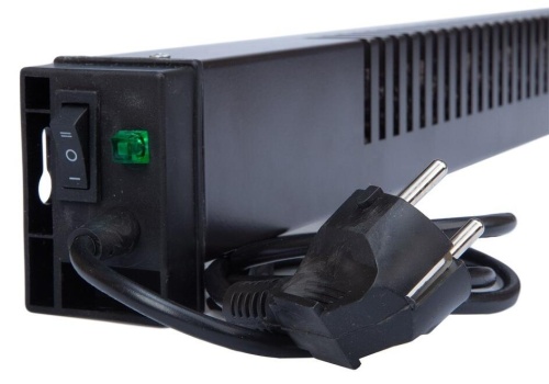 Плинтусный обогреватель Бриз Фиксированный БК200Ф Чёрный, Левый