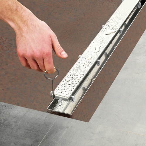 Комплект TECElinus для монтажа дренажного канала 2 в 1, с основой для плитки “tile” и “steel”, с мембраной 700 мм