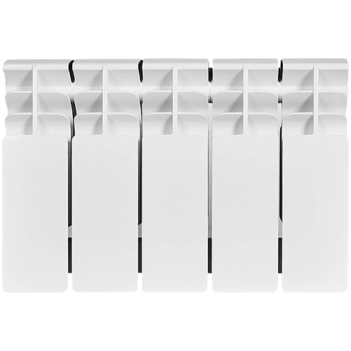 Биметаллический радиатор STOUT TITAN 200 - 6 секций, боковое, белый RAL 9016