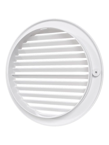 16РКН, Решетка наружная вентиляционная круглая D200 с фланцем D160, ASA