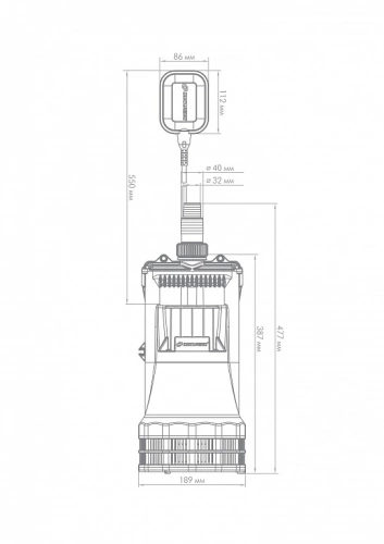 Дренажный насос Джилекс ДРЕНАЖНИК 200/25 5152