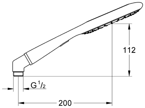 Лейка для душа Grohe Rainshower Icon 150 синяя 27449000