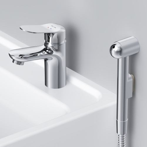 Смеситель для раковины AM.PM Sunny F85C03000 хром с гиг.душем