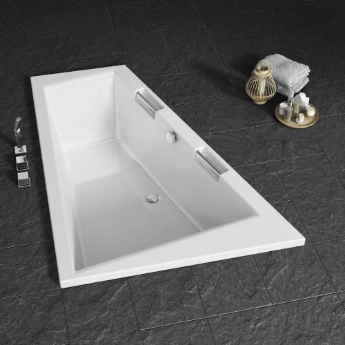 Ванна акриловая RIHO DOPPIO RIGHT - PLUG & PLAY BD4400500000000