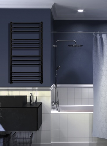 Полотенцесушитель Indigo Brace 532x1000, черный муар