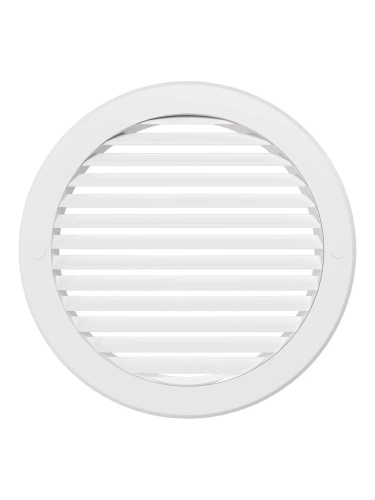 16РКН, Решетка наружная вентиляционная круглая D200 с фланцем D160, ASA