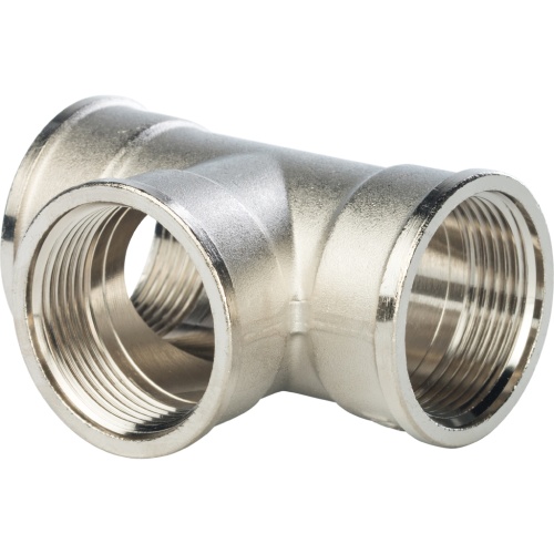 Тройник Stout 1 1/4"ВВВ никелированный SFT-0020-000114