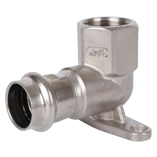 Водорозетка ВПр-ВР 22х3/4" пресс, нержавеющая сталь Rommer