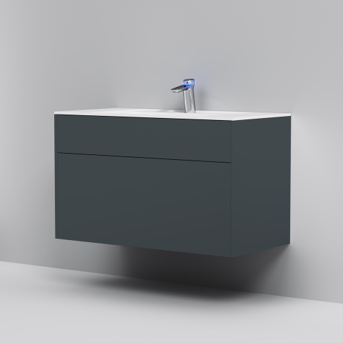 База под раковину подвесная AM.PM Inspire 2.0 графит матовый M50AFHX1003GM