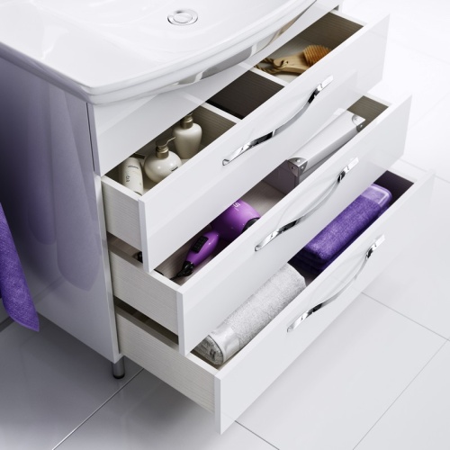 Тумба с умывальником AQWELLA Allegro 105,5 Белый Agr.01.10/3