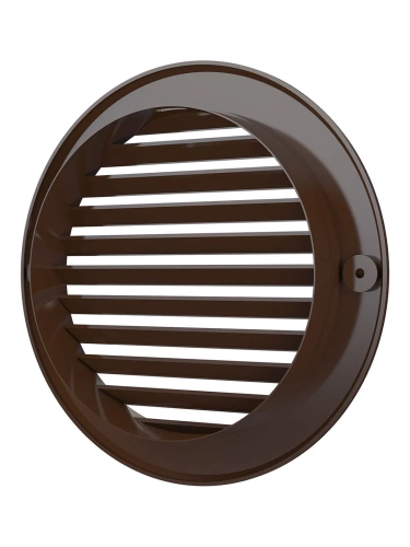 12РКН кор, Решетка наружная вентиляционная круглая D161 с фланцем D125, ASA кор