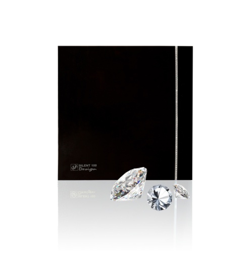 Вентилятор SILENT-100 CZ BLACK DESIGN SWAROVSKI Soler & Palau