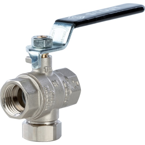 Кран шаровой с фильтром 1/2"ВВ ручка рычаг SVF 0001 000015