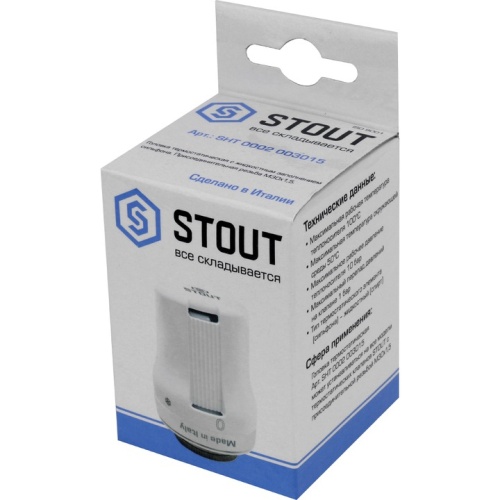 Головка термостатическая Stout жидкостная M30x1,5 SHT 0002 003015