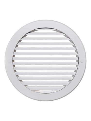 16РК, Решетка вентиляционная круглая D200 вытяжная АБС с фланцем D160