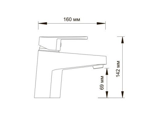 Смеситель WasserKraft Donau 5303 для раковины